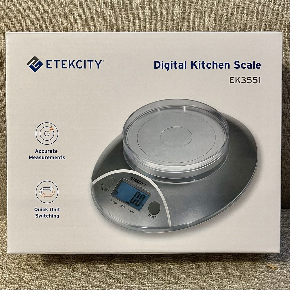 Digital Kitchen Scale~Etekcity EK3551 ~ Meal Prep